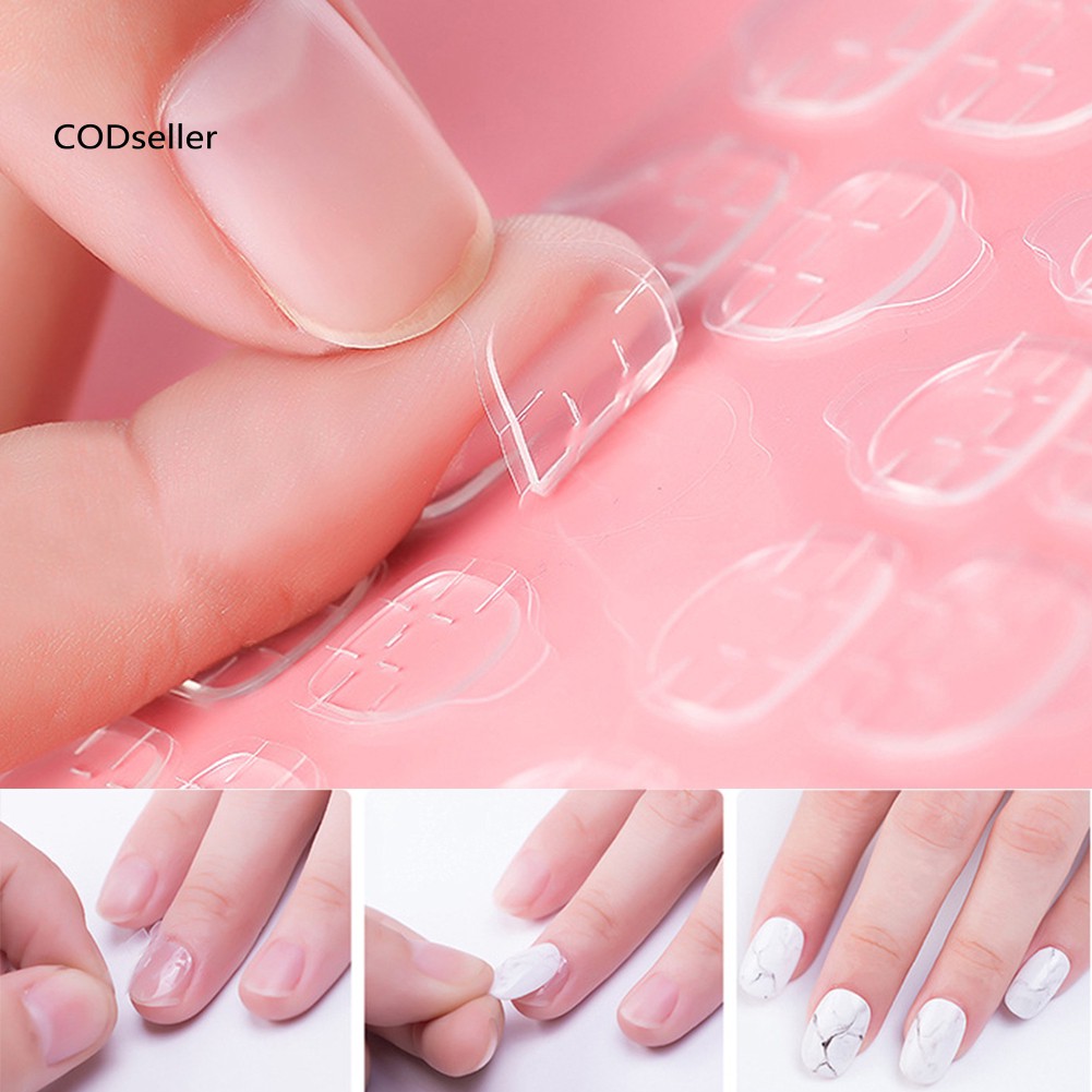 Bộ 24 Miếng Keo Dán Móng Tay Bằng Silicone