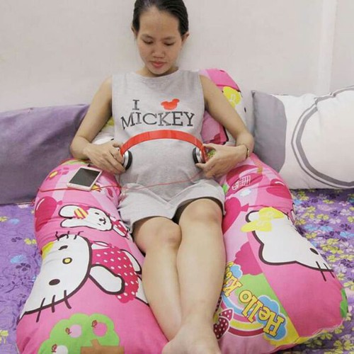 Gối chữ U cho bà bầu