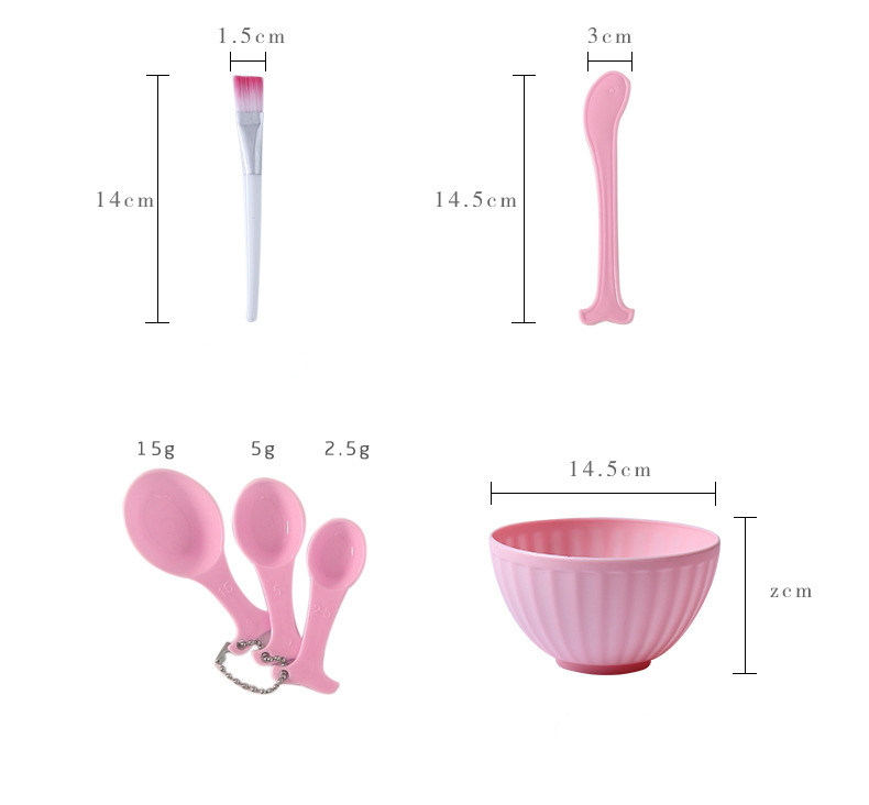 Bộ Cốc Trộn Mỹ Phẩm, Mặt Nạ 4 In 1