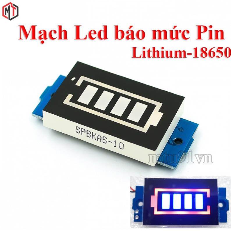 Mạch led báo mức pin lithium - 18650 - 1s 2s 3s 4s 5s 6s 7s