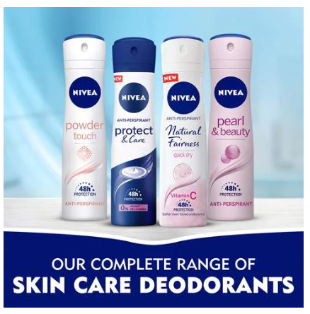[NHIỀU LOẠI] Xịt Khử Mùi Dành Cho Nữ - NIVEA 48h Deodorant Spray 150ML