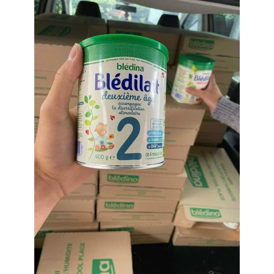 Sữa bột bledilait bledina pháp đủ số 1,2,3 hộp 400g 900g