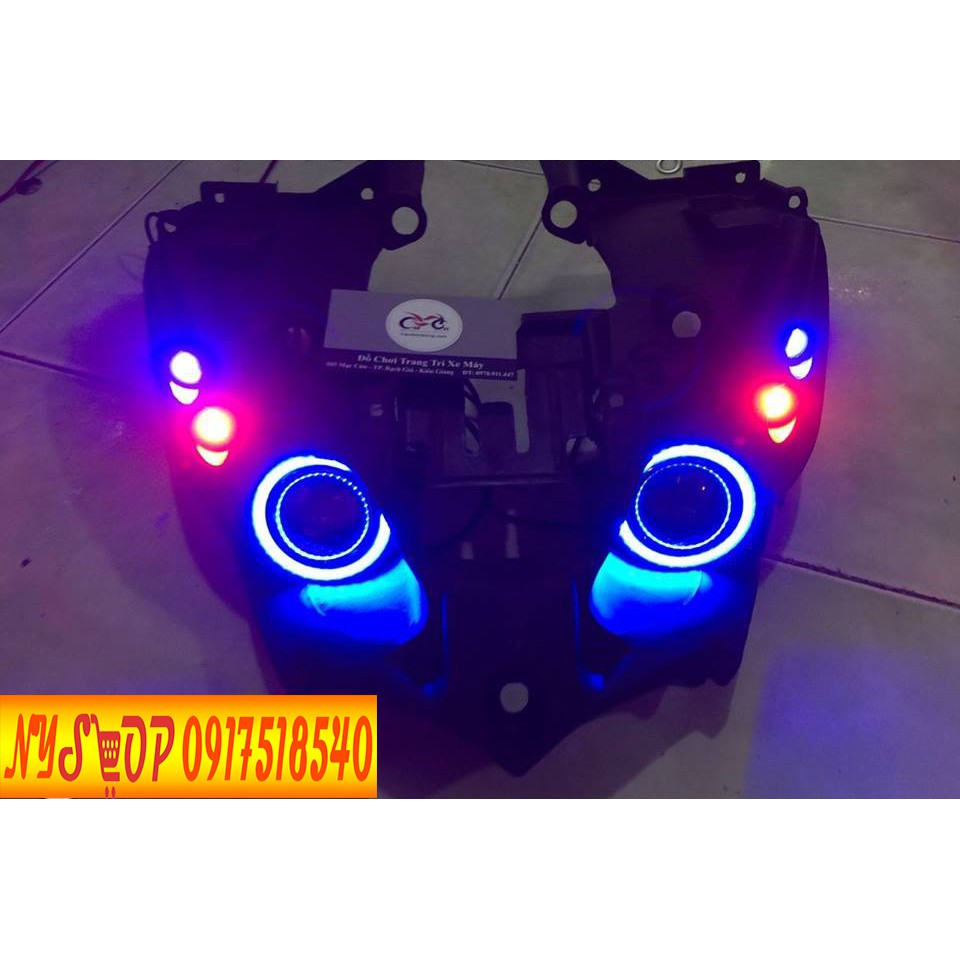 Đèn Led Trợ Sáng U7 NGẮN ngũ sắc ( giá 1 chiếc)