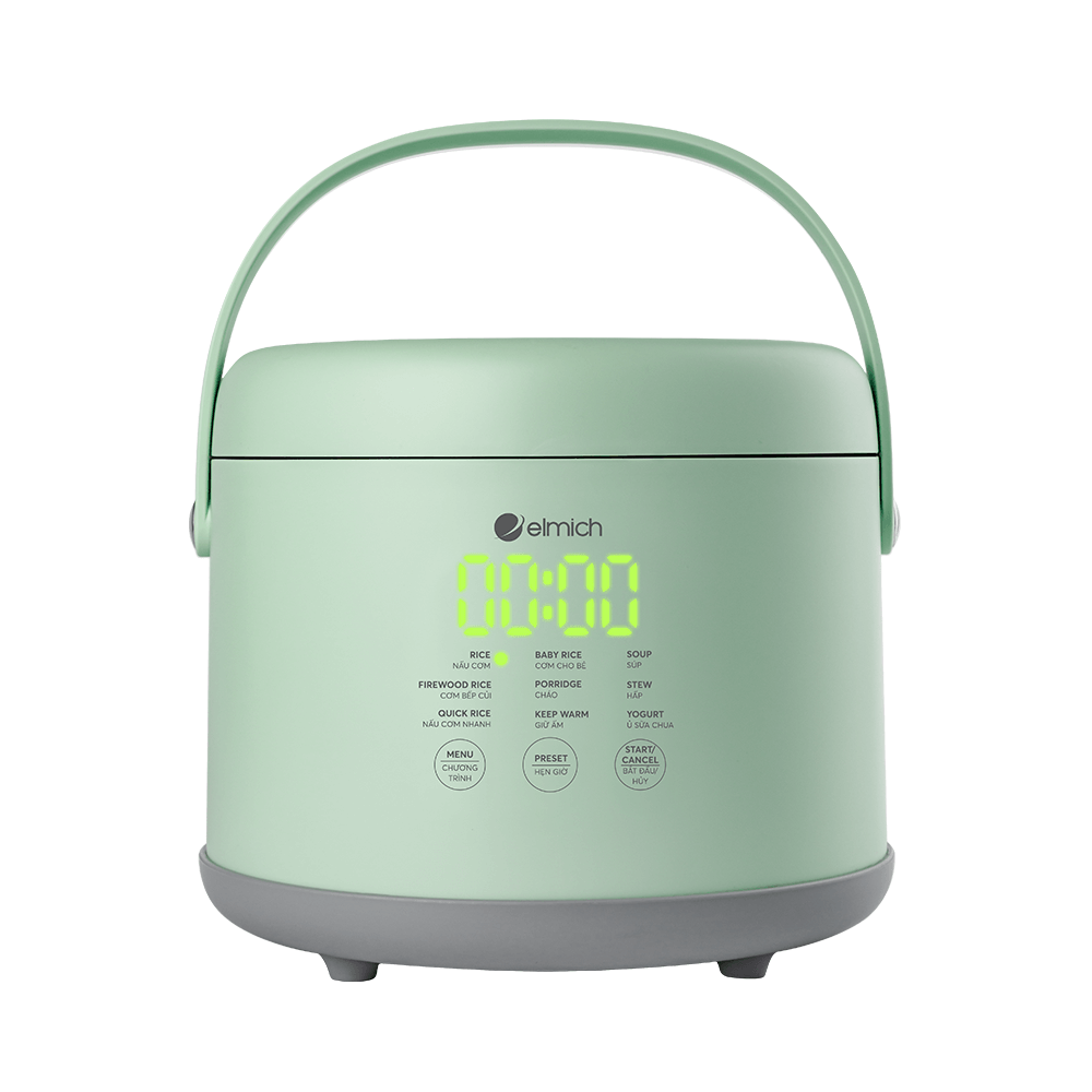 (MEGA 6.6)Nồi cơm điện tử Elmich 0.8L RCE-3915