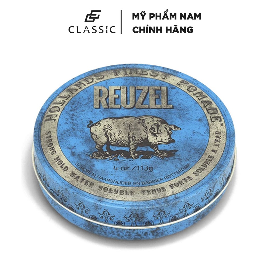 Sáp vuốt tóc reuzel blue pomade 113g