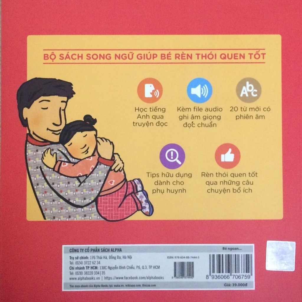 Sách Alphabooks - Bé Ngoan Chào Tạm Biệt – Bye-Bye Time