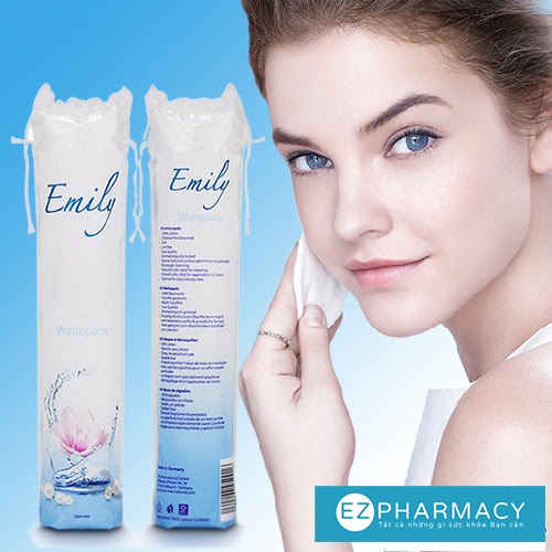 Bông Tẩy Trang Emily Wattepads Đức - 120 Miếng