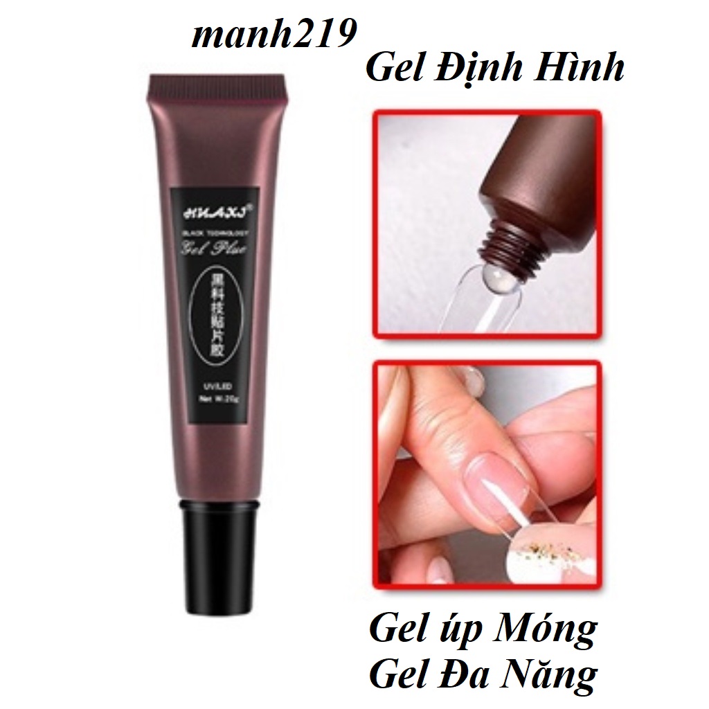 Gel định hình dạng tuýp 20g, gel úp móng đa năng Huaxi