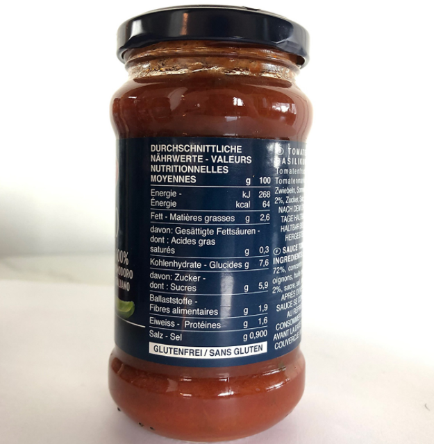 Sốt Basilico Barilla 400g