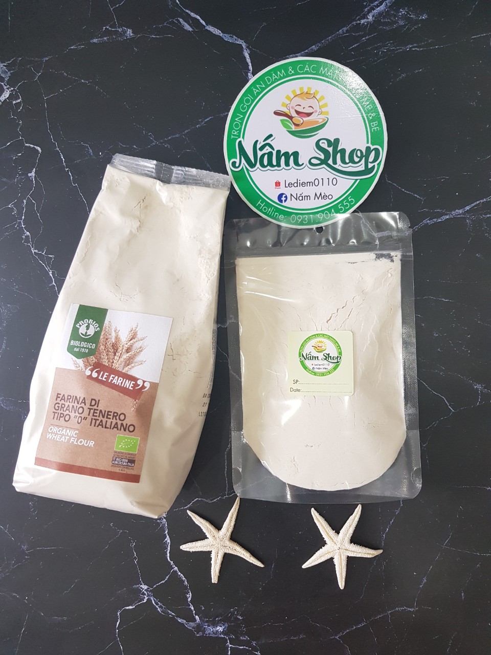 Bột hữu cơ làm bánh/ bột mì/ bột bắp/bột năng/bột nở/men nở