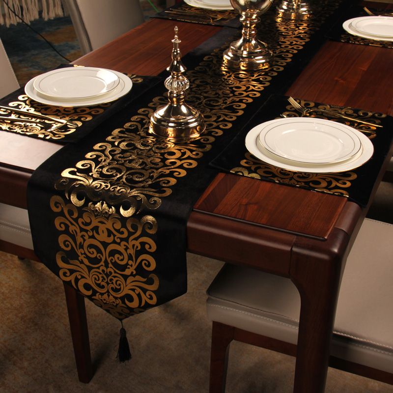 Table runner tablecloth bàn cờ phong cách châu âu bàn cà phê bàn ăn bàn tv bàn khăn trải bàn khăn trải bàn phong cách trung mỹ bắc âu tủ giày khăn phủ vải