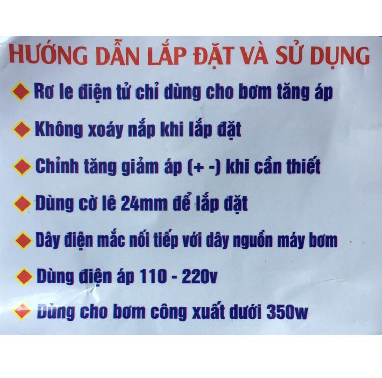 role máy bơm tăng áp