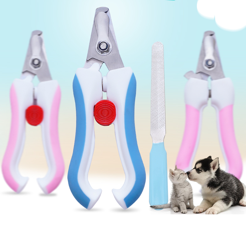 Kìm cắt móng chó mèo - Kìm cắt móng thú cưng - Tặng dũa móng (Size 15.5*6.5cm)