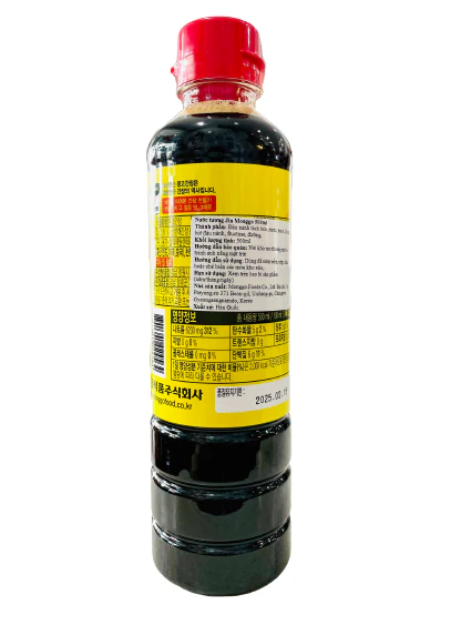 Nước Tương Hàn Quốc Jin Monggo 500ml
