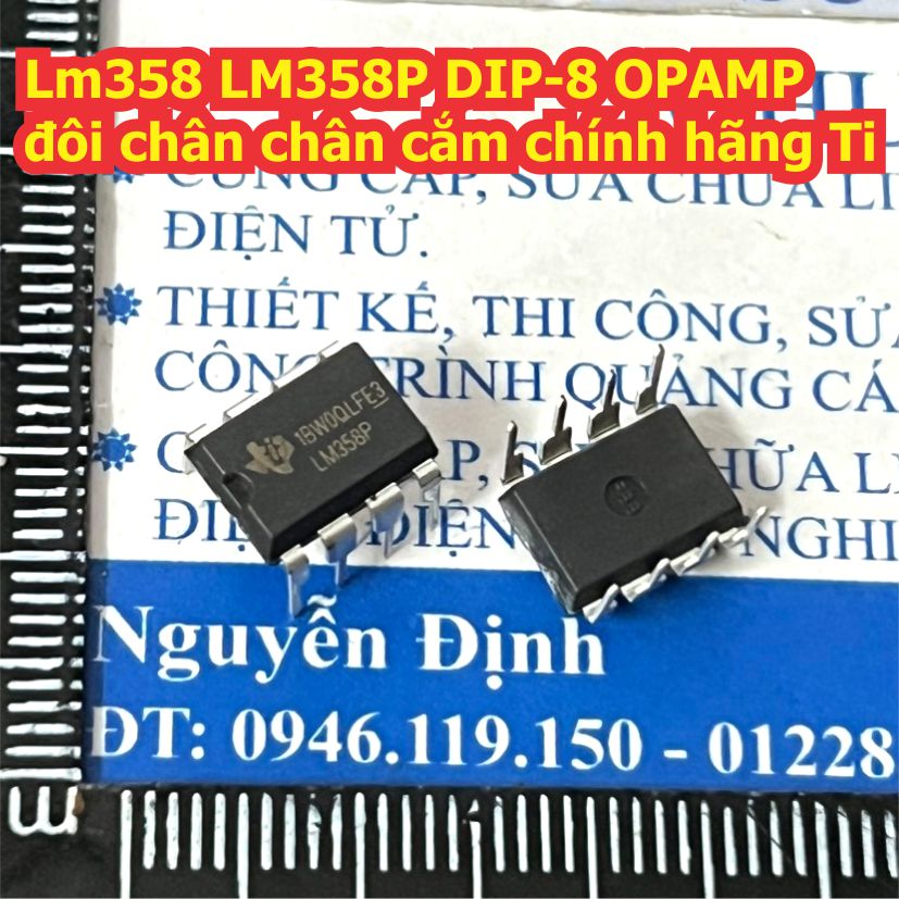 20 con lm358 lm358dr lm358p 358 lm258 lm258dr sop-8 dip-8 opamp đôi chân chân cắm / dán kde0127