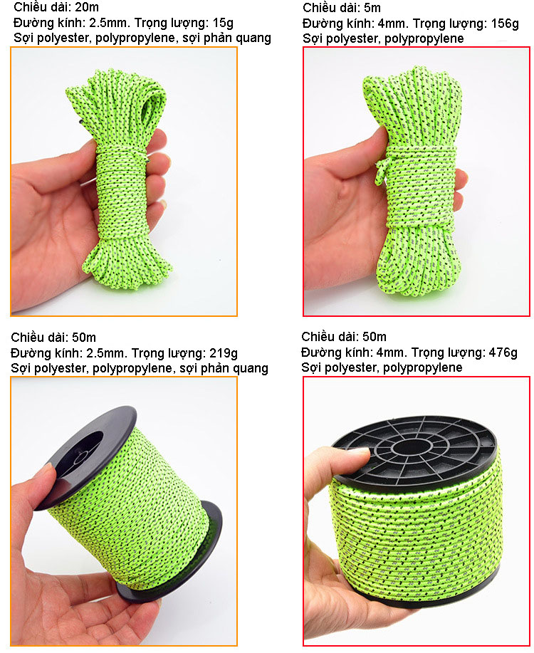 [HCM]Dây lều căng lều tấm tăng