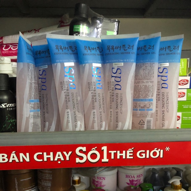 Gel tẩy tế bào chết spa toàn thân