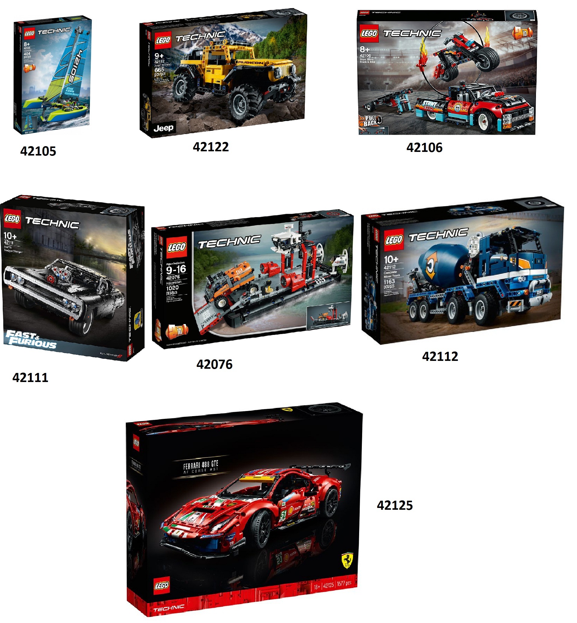 LEGO - Technic - Tuyển Tâp Xe Đua (P2)