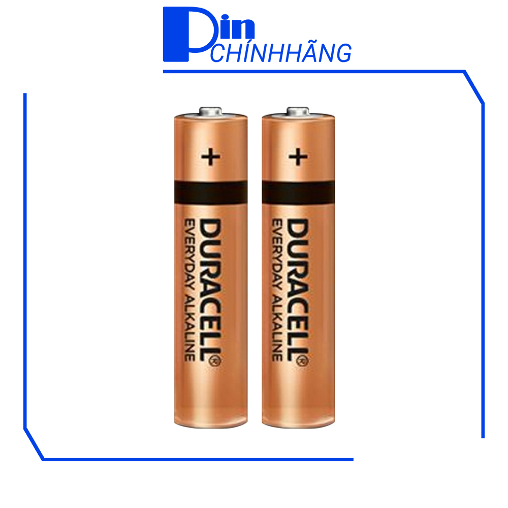 Vỉ 2 viên pin đũa AAA Duracell Alkaline