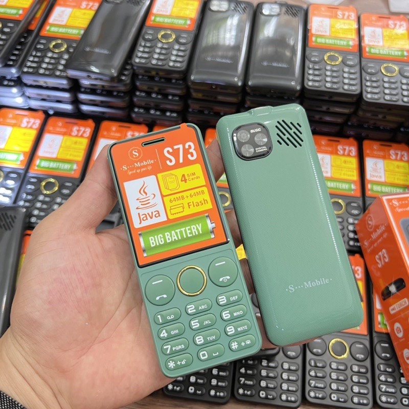 Điện Thoại 4 Sim Loa To Pin Khủng S73