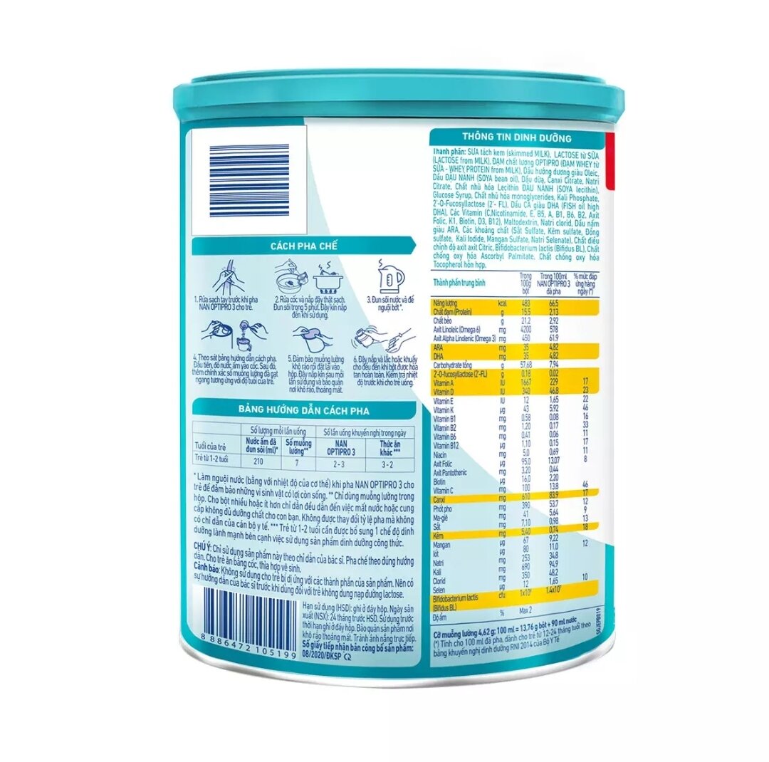 Sữa bột Nestle Nan Optipro 4 900g