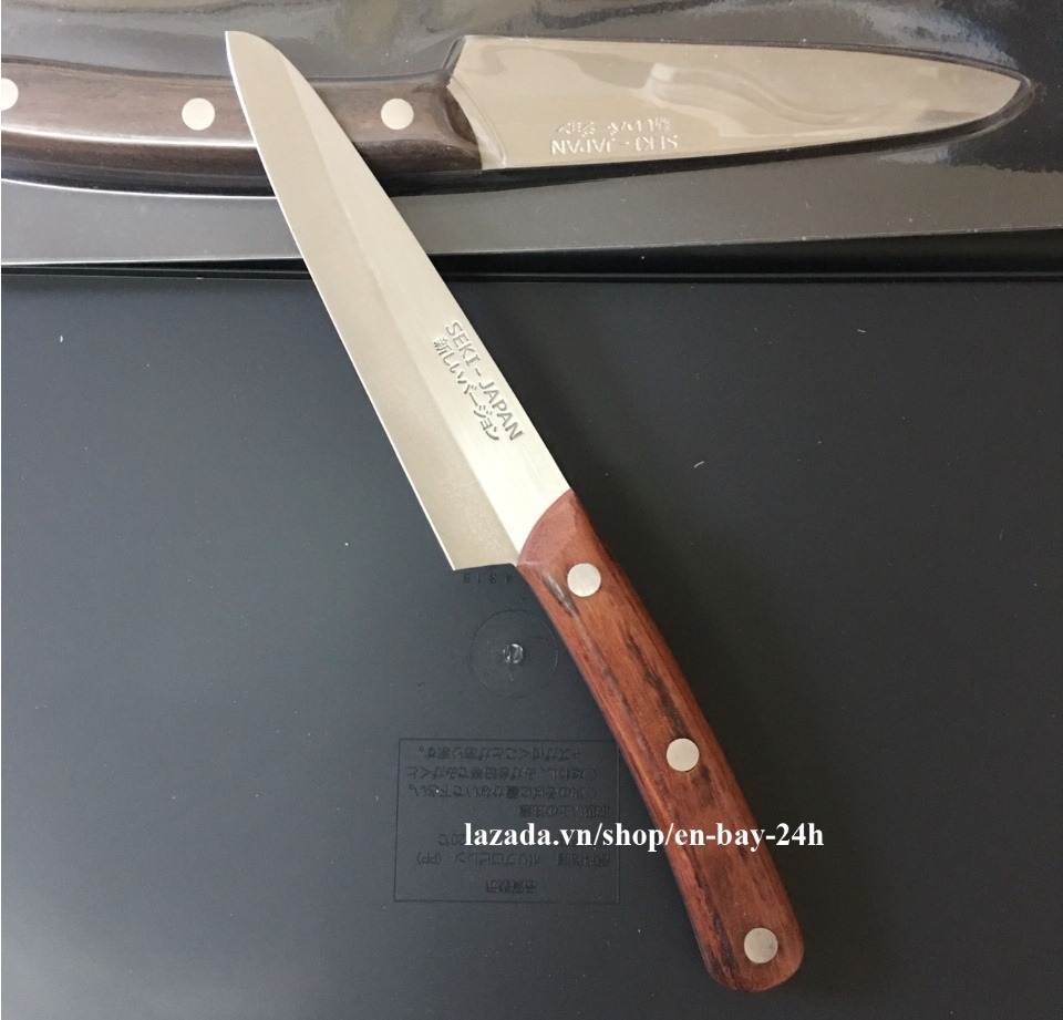 Dao Thái Seki Nhật Bản, thép không gỉ dài 29cm cán gỗ cao cấp