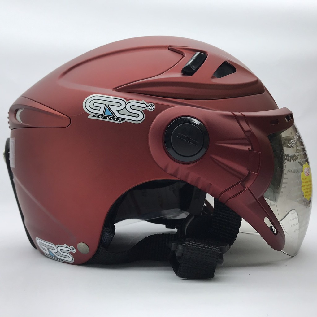 Mũ bảo hiểm kính âm GRS A966k 2 kính