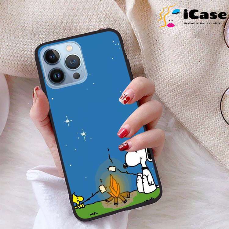 Ốp lưng iPhone 13 Pro Max viền dẻo TPU BST Snopy