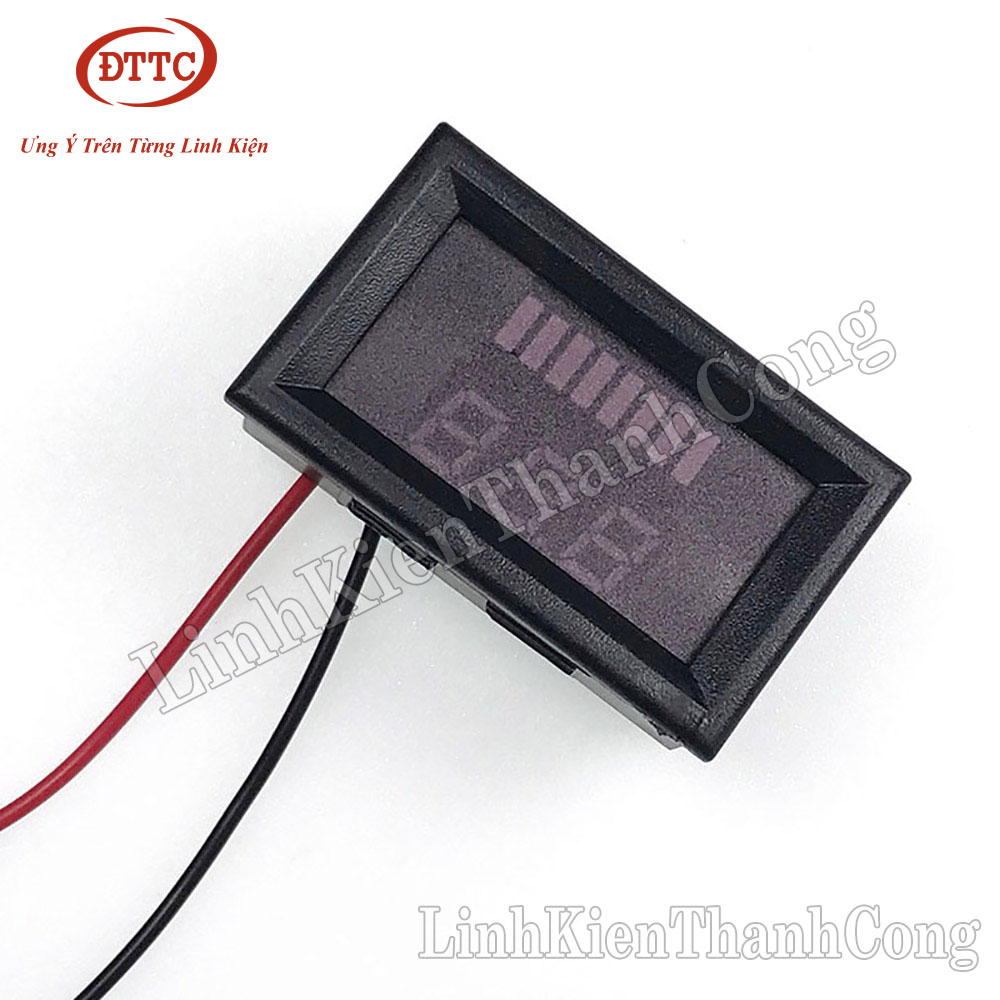 Đồng Hồ Đo Điện Áp 12V 24V + Dung Lượng Acquy