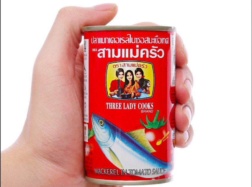 ( Combo 2 Lon ) Cá Nục Xốt Cà 3 Cô Gái 155g