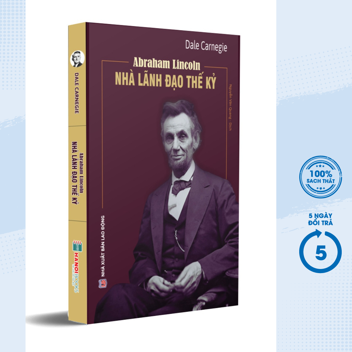 Sách - abraham lincoln - nhà lãnh đạo thế kỷ - hnb - newshop