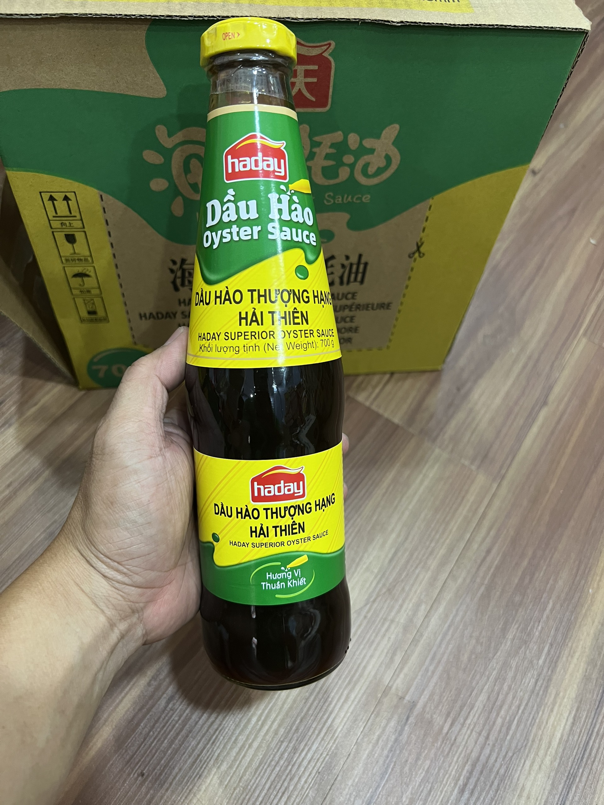 Dầu hào thượng hạn Hải Thiên chai 700gr