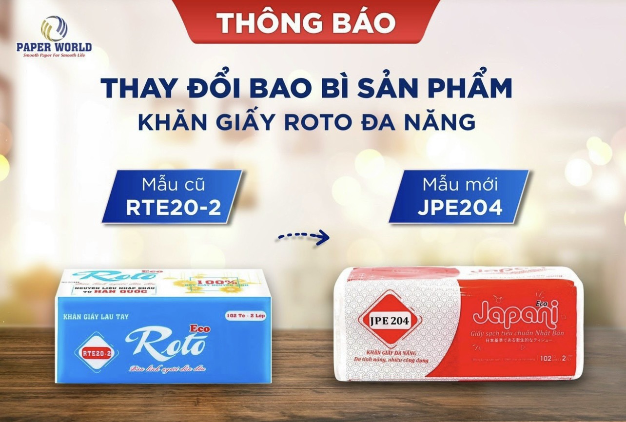 Khăn giấy rút lau tay đa năng roto