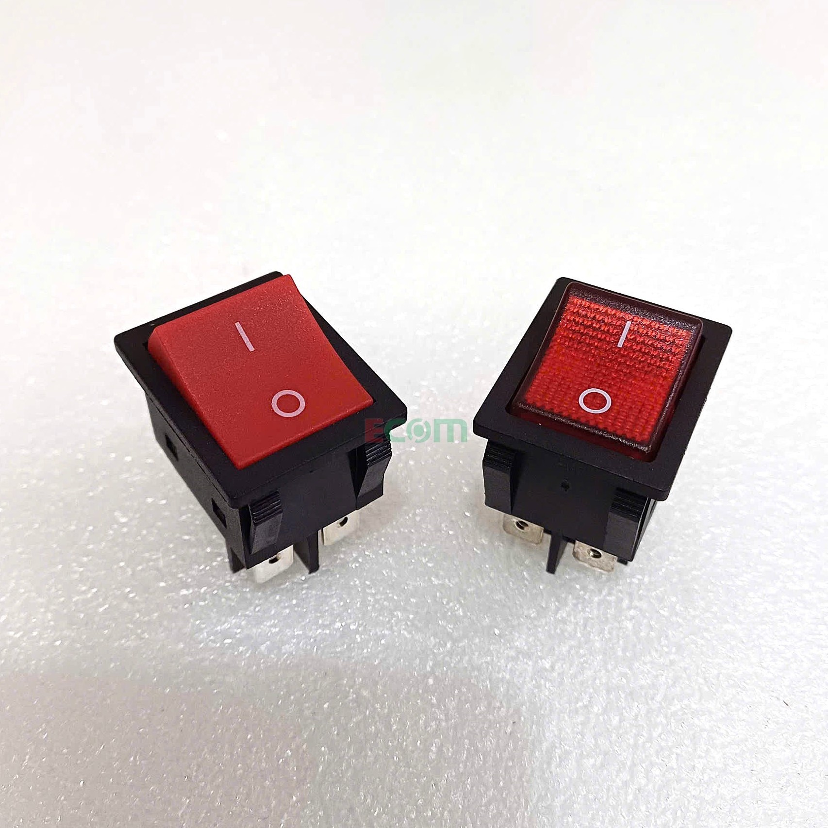 Công tắc 30A 4 chân có đèn, công tắc nguồn máy hàn