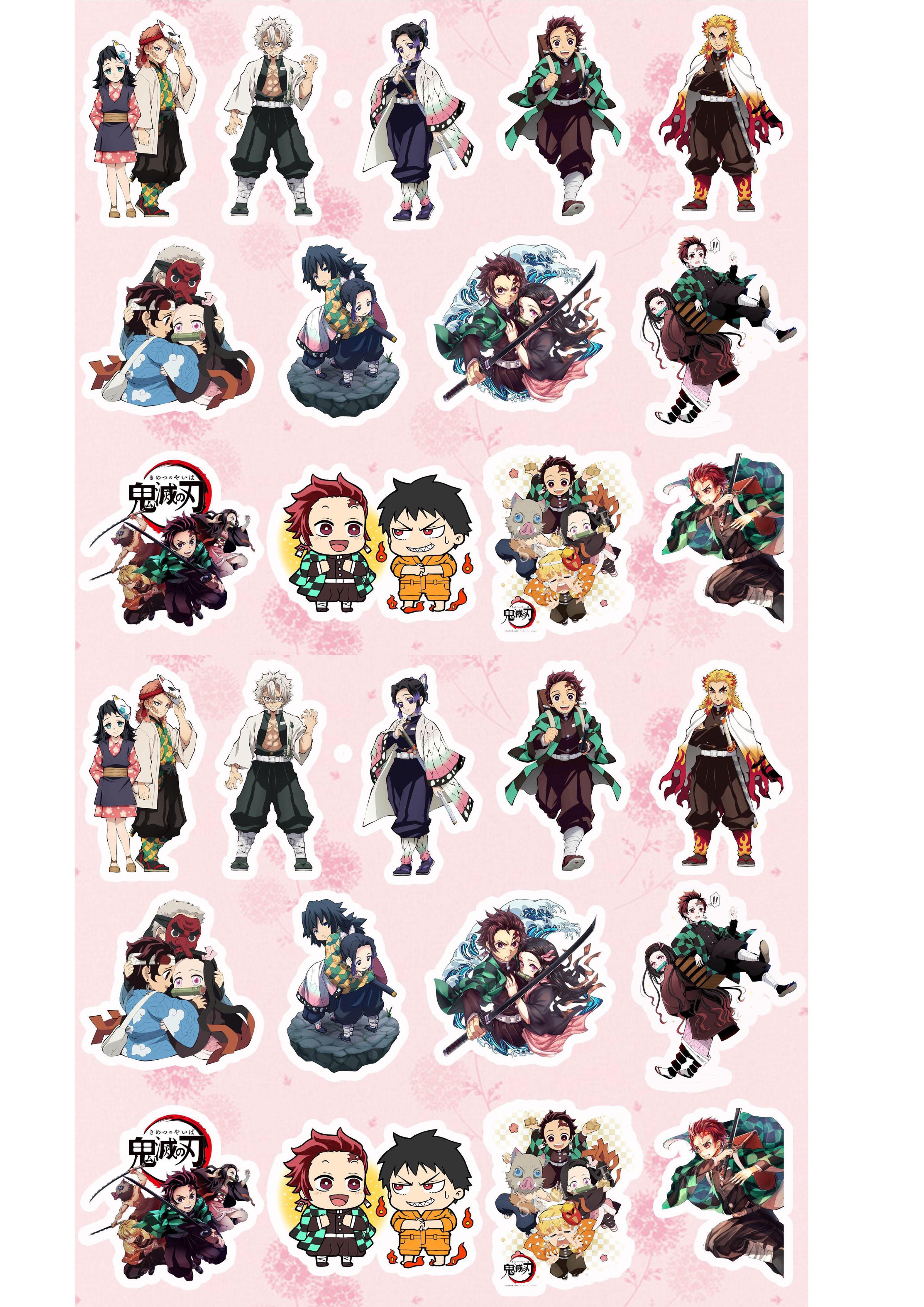 20 ảnh sticker Kimetsu no Yaiba