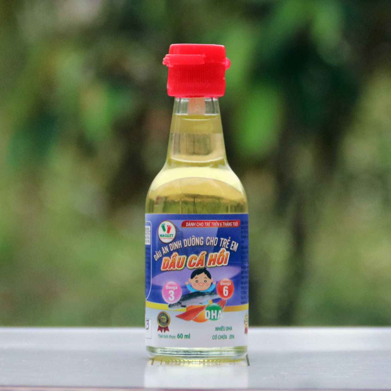 Dầu Cá Hồi Cho Bé Ăn Dặm Maguzt Nguyên Chất