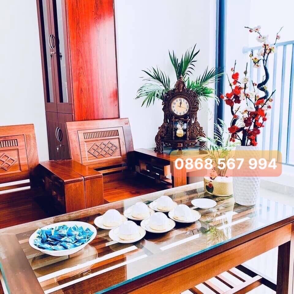 [ XẢ LỖ ] Đồng Hồ Quả Lắc Gỗ Mun Đuôi Công [ Gỗ Mun 100%_Hàng loại 1]