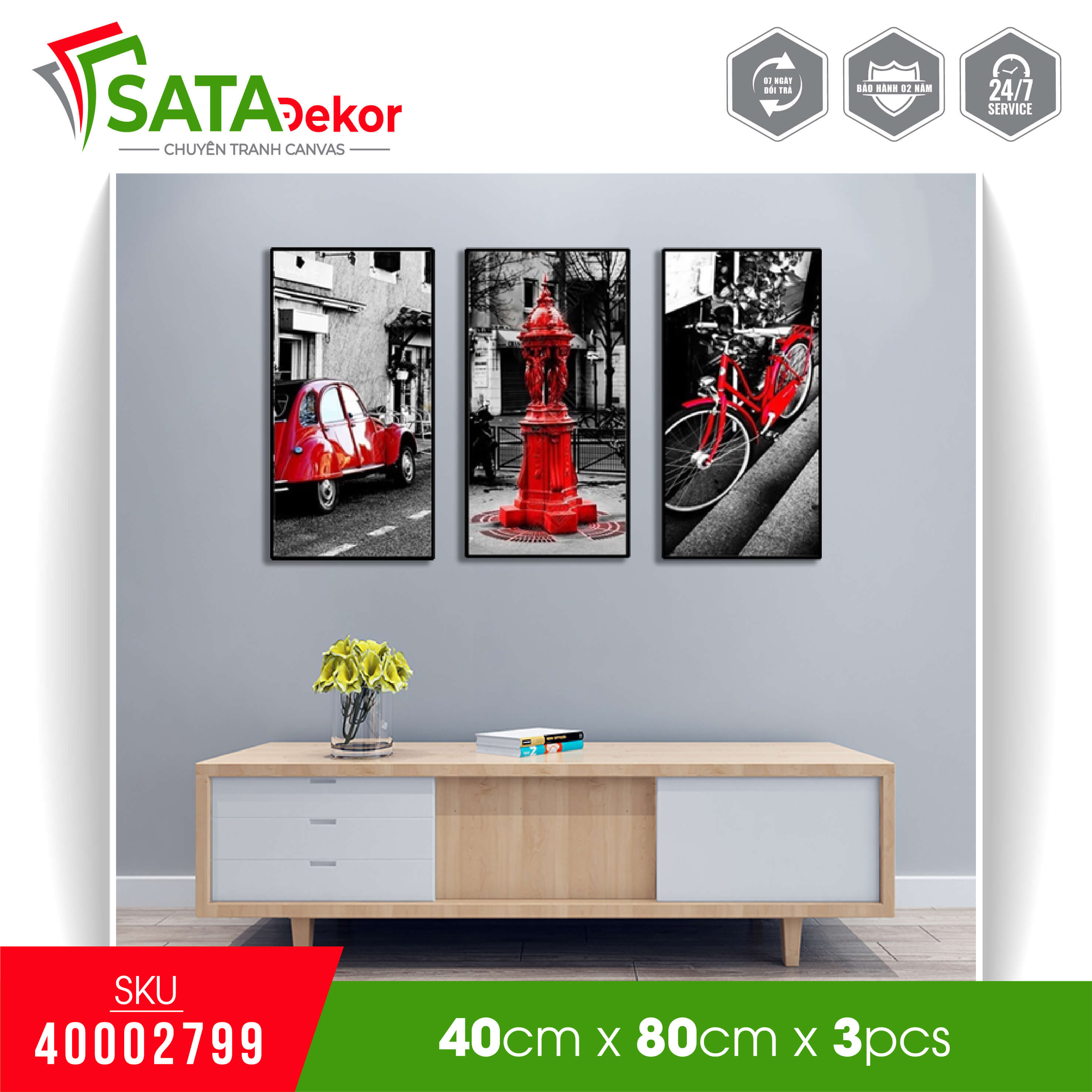 Tranh vải treo tường in trên canvas tranh phong cảnh cổ điển đường phố châu âu (#40002799)