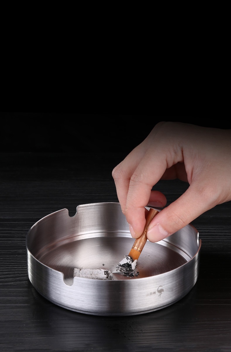 Gạt Tàn Thuốc Lá - Chất Liệu Inox Cao Cấp