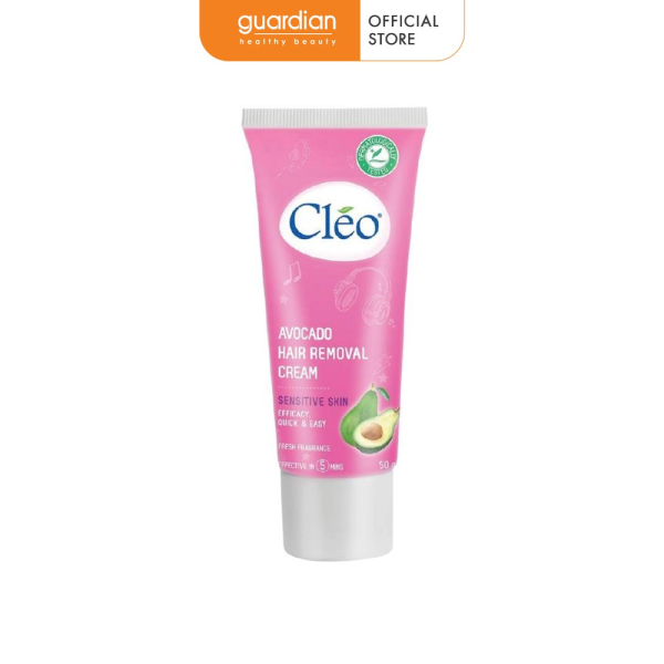 Kem Bơ Tẩy Lông CLEO Cho Da Nhạy Cảm Avocado Hair Removal Cream - Sensitive Skin 50g cao cấp