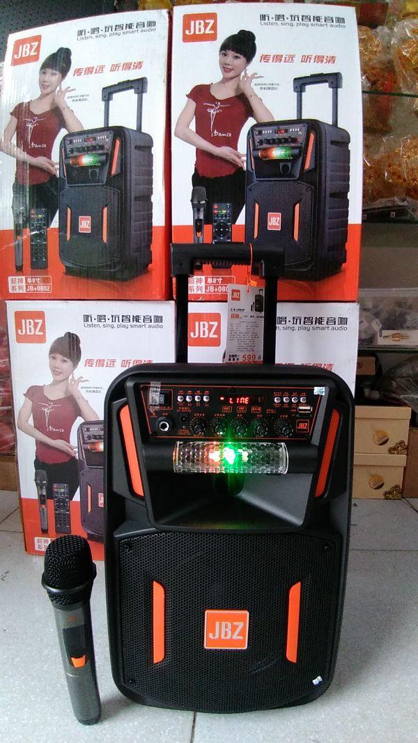 [HCM]loa kéo karaoke JBZ 0802 thùng gỗ mới 2019