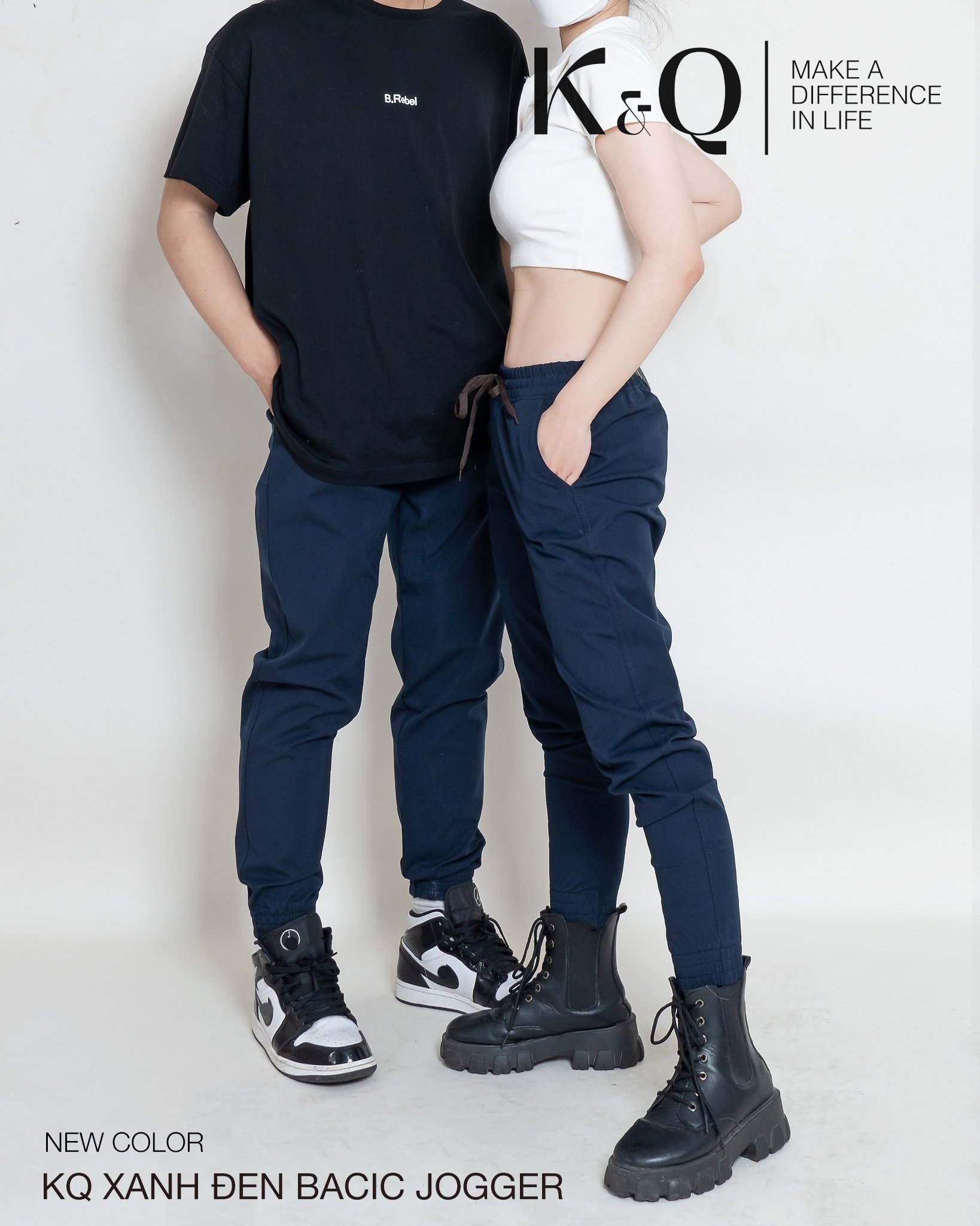 QUẦN JOGGER KAKI LƯNG THUN BO CHÂN CO GIÃN CAO CẤP