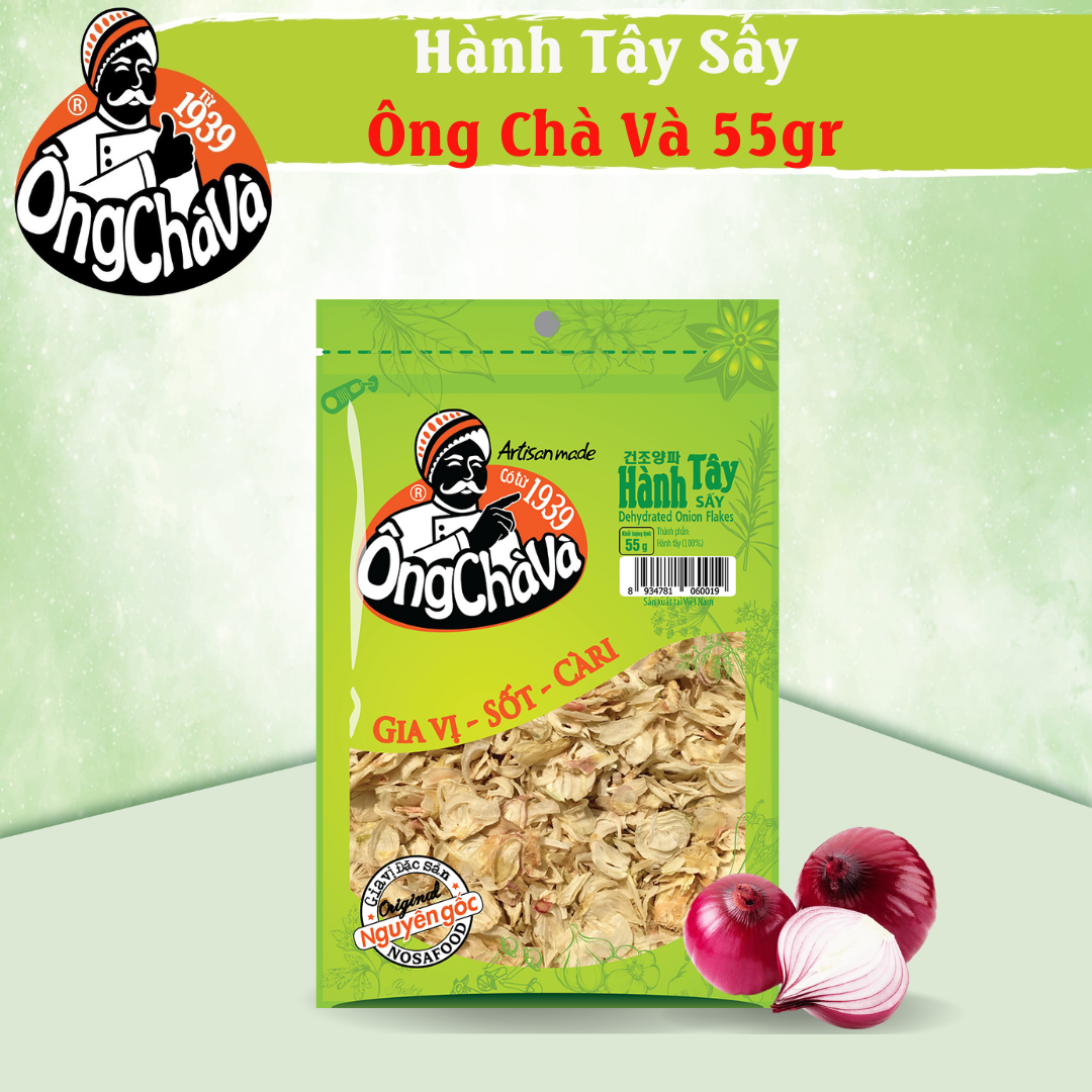 Ong Cha Va Dried Onion Flakes 55g