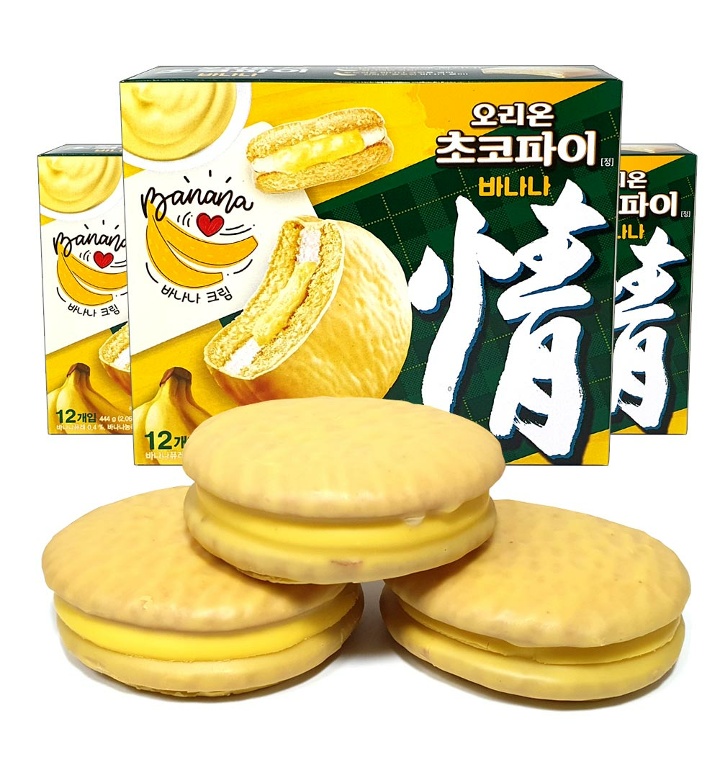 [444G] Bánh Chocopie Vị Chuối ORION Hàn Quốc