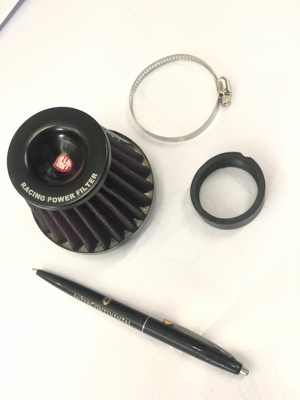 PÔ E TĂNG TỐC Racing power filter BÁNH Ú LƯỚI SẮT
