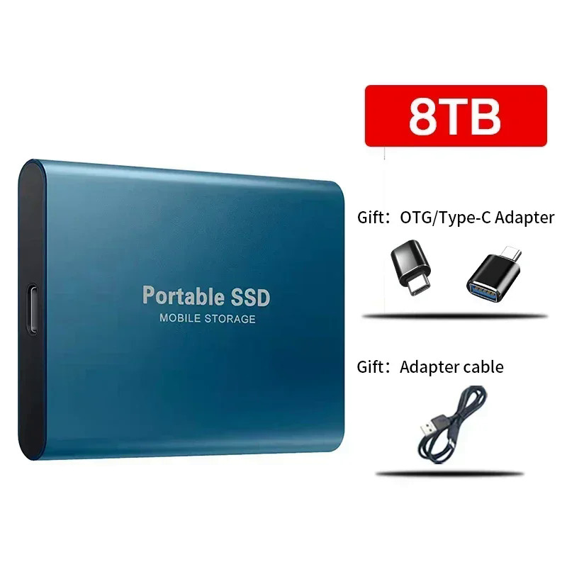 Ổ cứng gắn ngoài ssd 1tb 2tb ổ cứng gắn ngoài usb 3.1loại c ổ cứng lưu trữ tốc độ cao cho pcmacđiện thoại