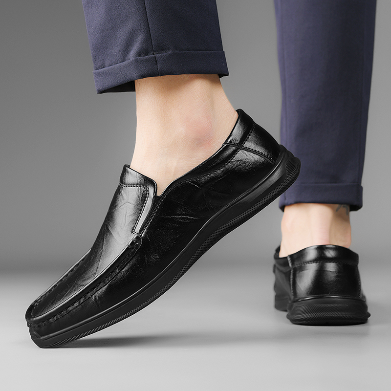 Giày Lười Da Nam Clarks_ - Cambro Step