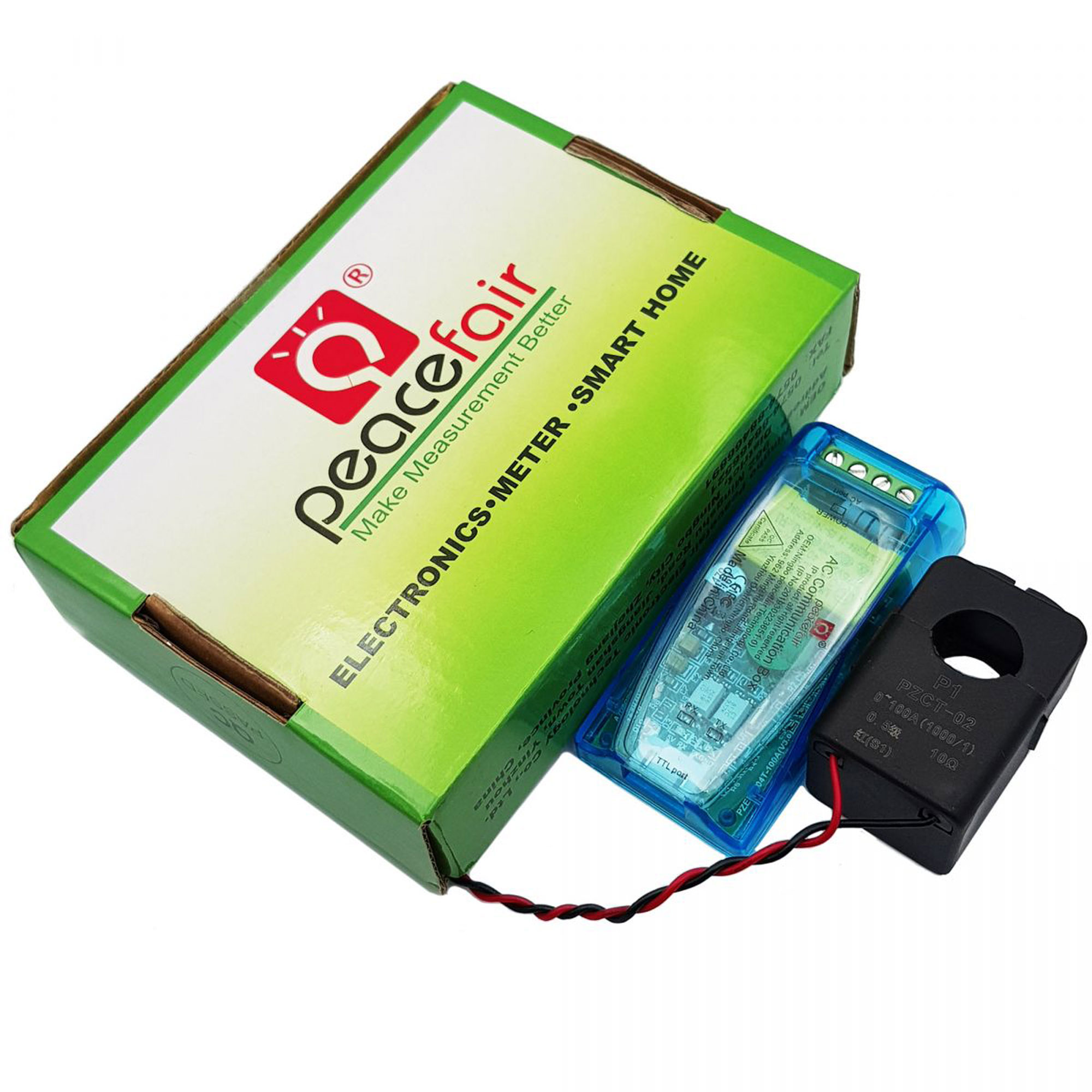 Module đo điện AC PZEM-004T cổng CT tròn | cổng PZCT-02 100A.