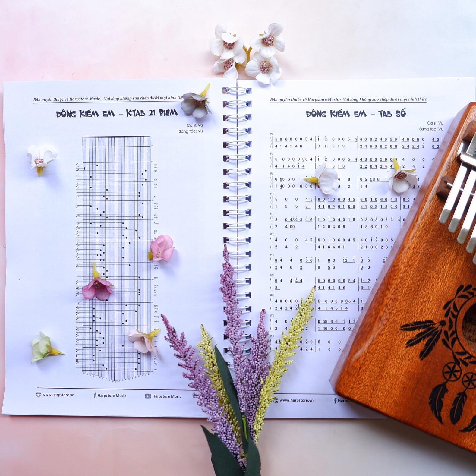 Kalimba Tab - PHỤ KIỆN KHÔNG THỂ THIẾU