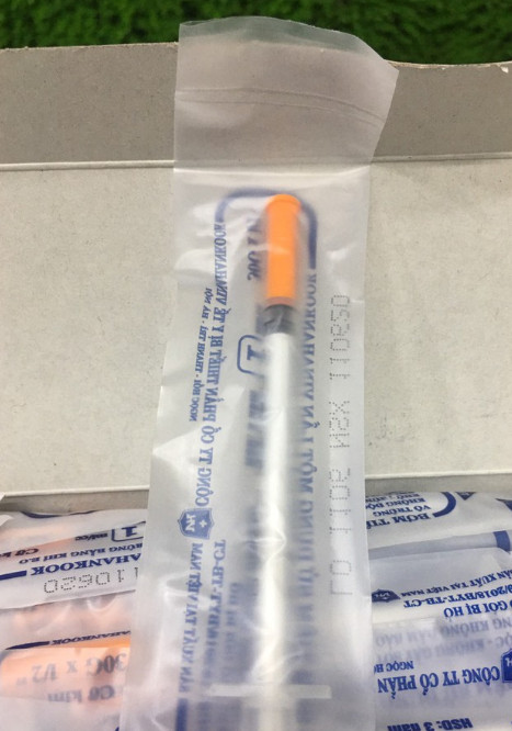 Bơm Tiêm Cam 1ml Vinahankook Insulin